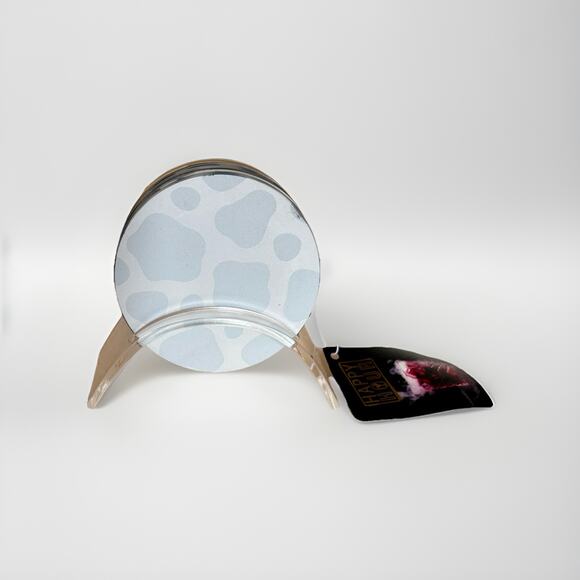 HEY BOO Cow Print Holographic GHOST COWBOY Iridescent Coasters Halloween TEXAS - Picture 14 of 16